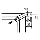 Schneider Electric - NSYPF27X Veggfeste (4) PLS