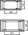 Schneider Electric - Kabelplate 7035 398x148 PLM