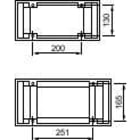 Schneider Electric - Kabelplate 7035 398x148 PLM