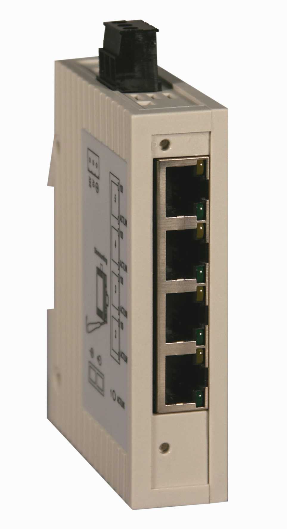 Schneider Electric - TCSESU043F1N0 Switch 4 10/100TX, 1 100FX-MM