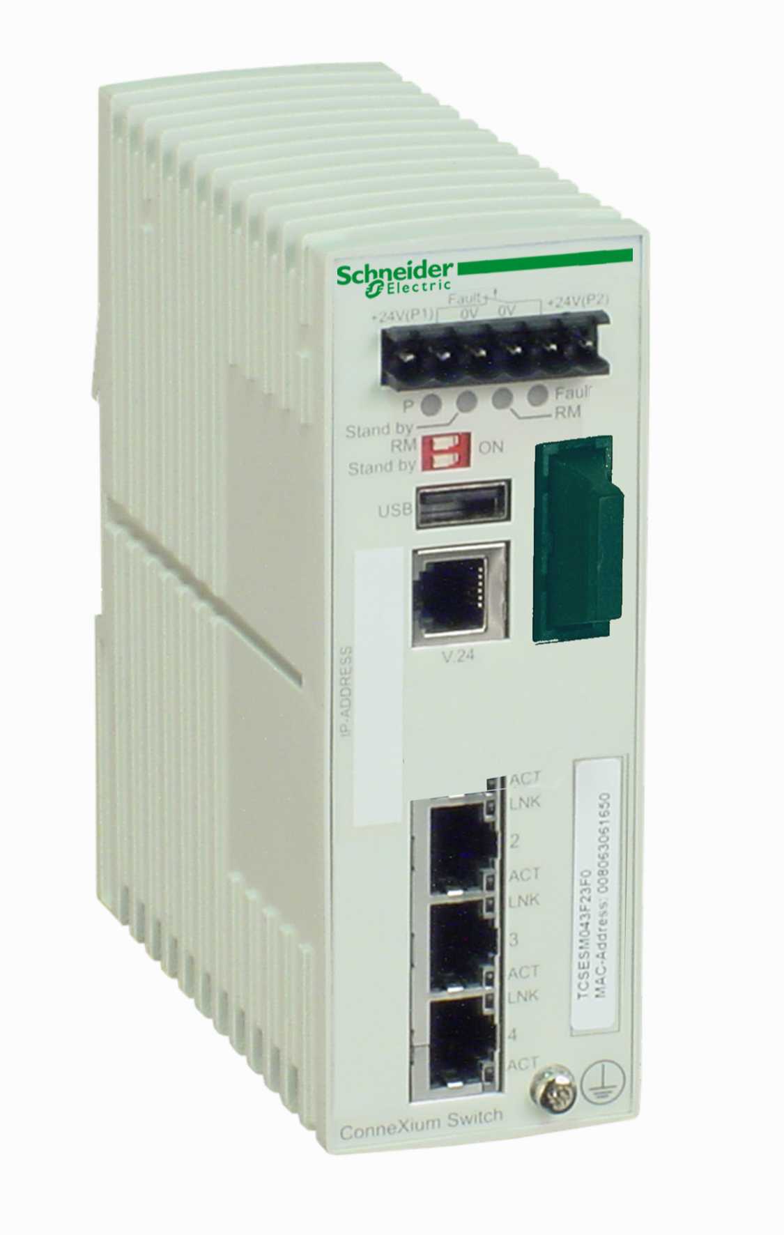 Schneider Electric - TCSESM043F23F0 Switch 4 10/100TX