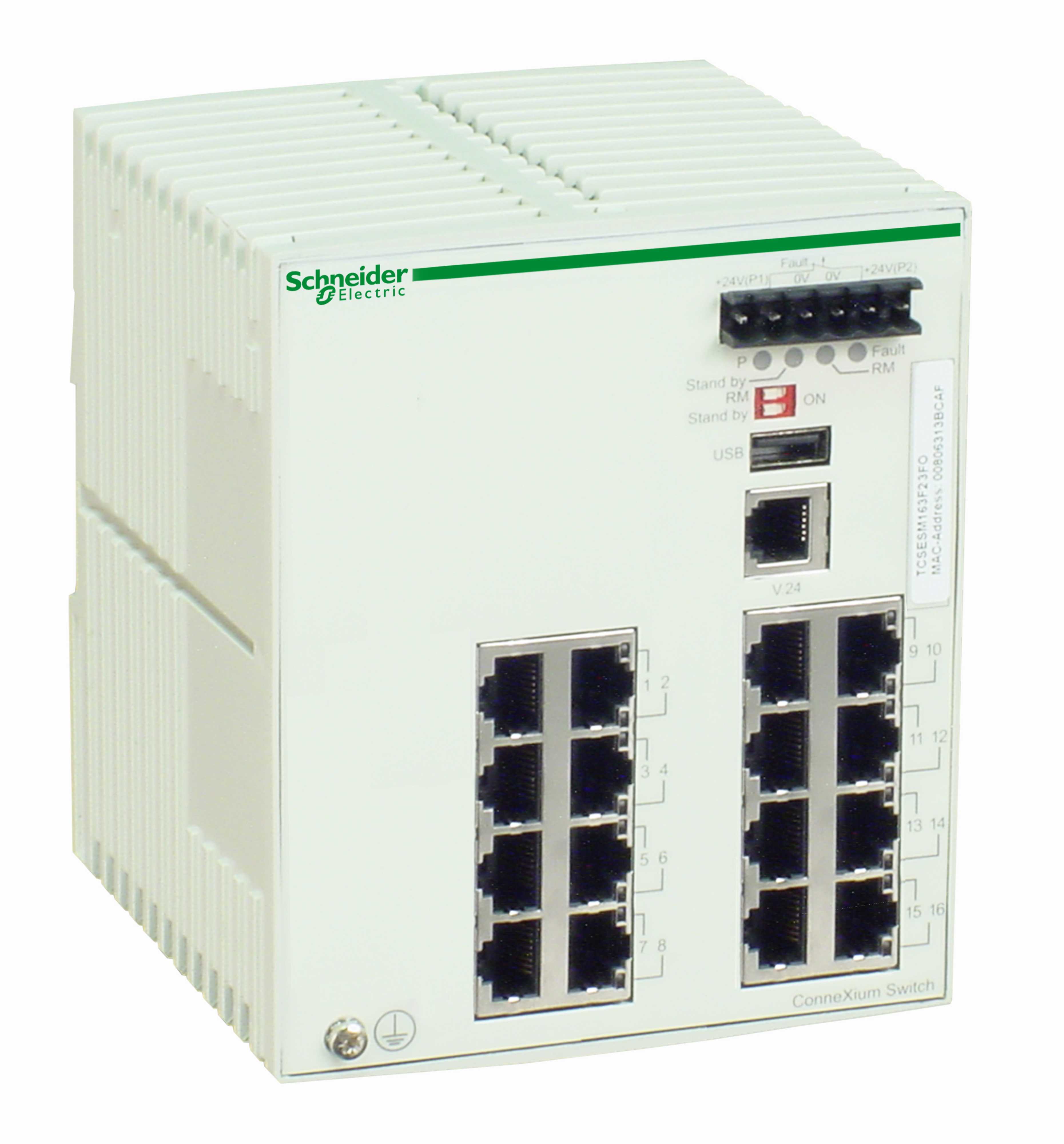 Schneider Electric - TCSESM163F23F0 Switch 16 10/100TX