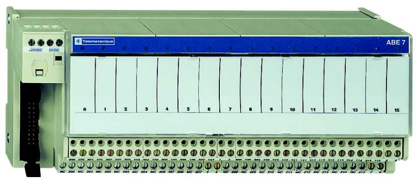 Schneider Electric - ABE7R08S111 8 O rele, 4 pr.gr, 1 N/O