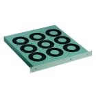 Schneider Electric - NSYAVD1U624T Hylle m/4vifter+term D40 1U