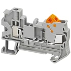 Schneider Electric - Rekkeklemme skr-innstik 2,5mm² grå