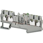 Schneider Electric - Rekkeklemme instik kniv 2,5mm² grå