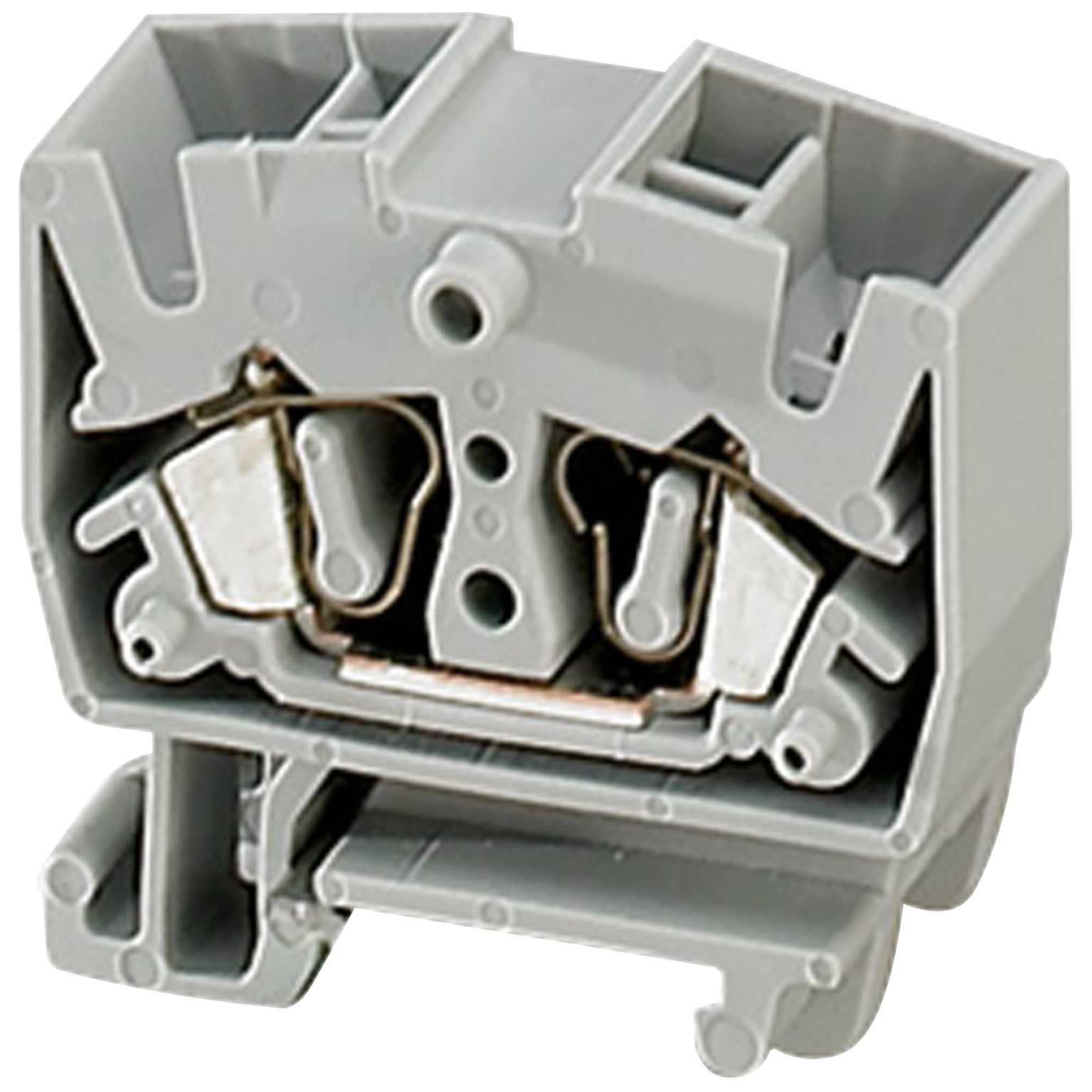 Schneider Electric - Rekkeklemme fjær mini 2,5mm² blå 4p