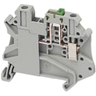 Schneider Electric - Rekkeklemme kniv 4mm² grå 2p