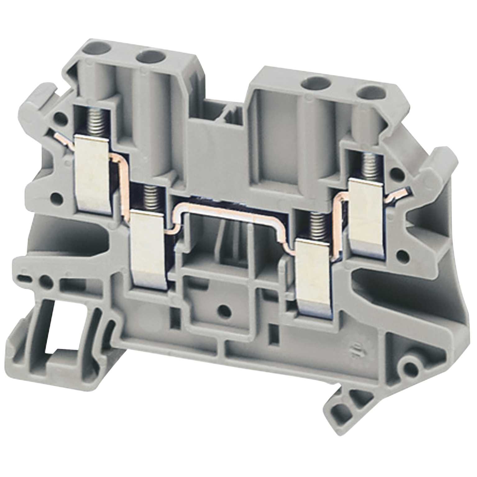 Schneider Electric - Rekkeklemme 4mm² grå 4p