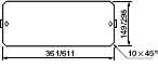 Schneider Electric - NSYPMP5002DLP 2rad mont.plate f/DLP/PLAx5