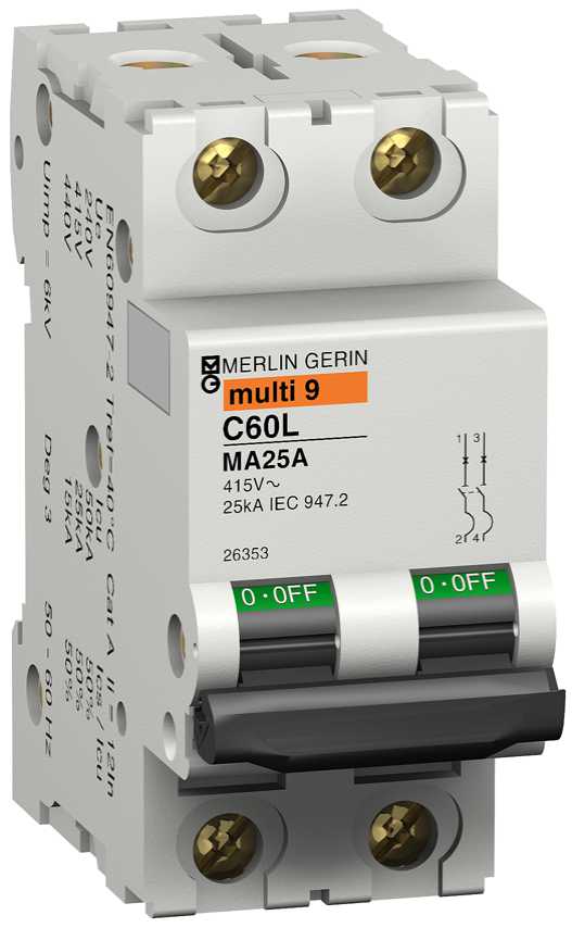 Schneider Electric - 26353 C60LMA 2P 25A  MA