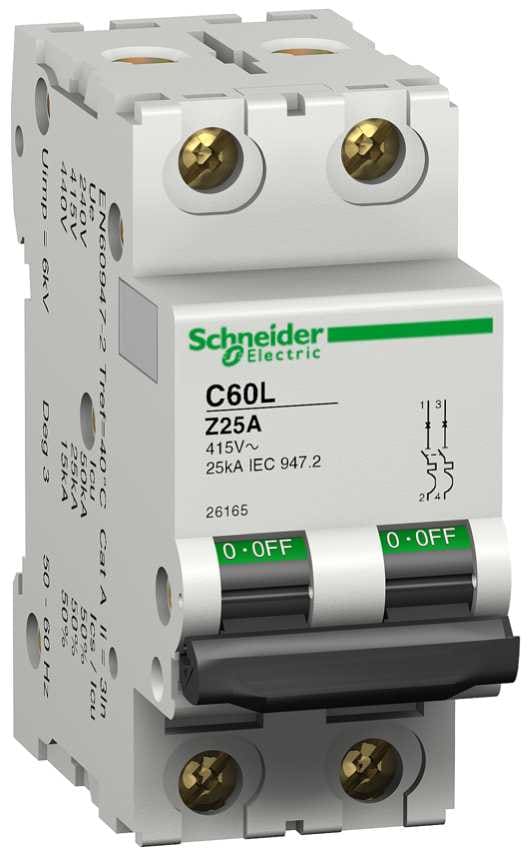Schneider Electric - 26166 C60L/Z 32-2 Automatsikring