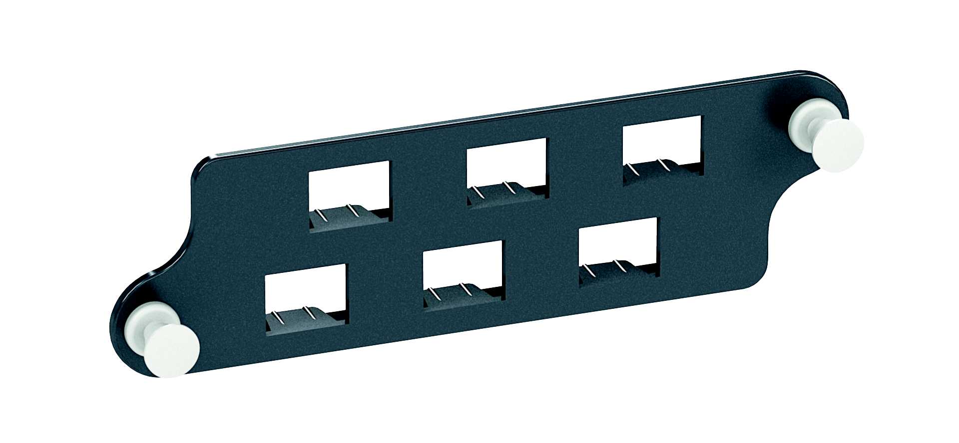 Schneider Electric - Actassi dekkplate uten adapter for 6xLC dplx for fiberpanel