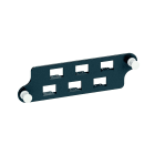 Schneider Electric - Actassi dekkplate uten adapter for 6xLC dplx for fiberpanel
