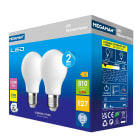 Nortronic - LED Classic A60 E27 827 810 lm 2-pack, 6,8W NORMAL