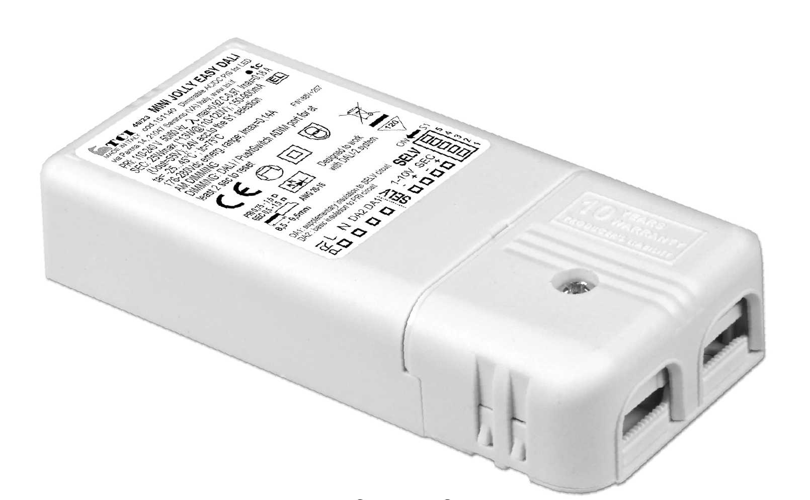 Nortronic - LED DRIVER MINI JOLLY 25W DALI 150-900MA, IMPULS -  0/1-10V