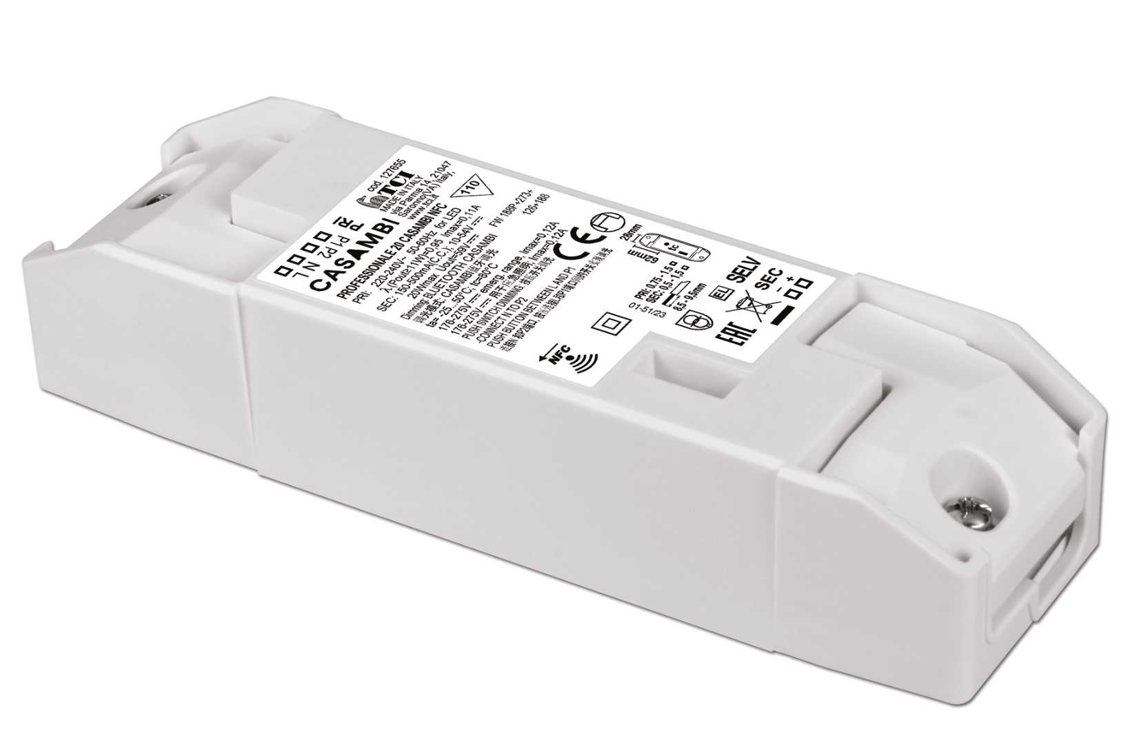 Nortronic - LED driverPro 125-500mA 20WNFC Casambi / Impulsdimming