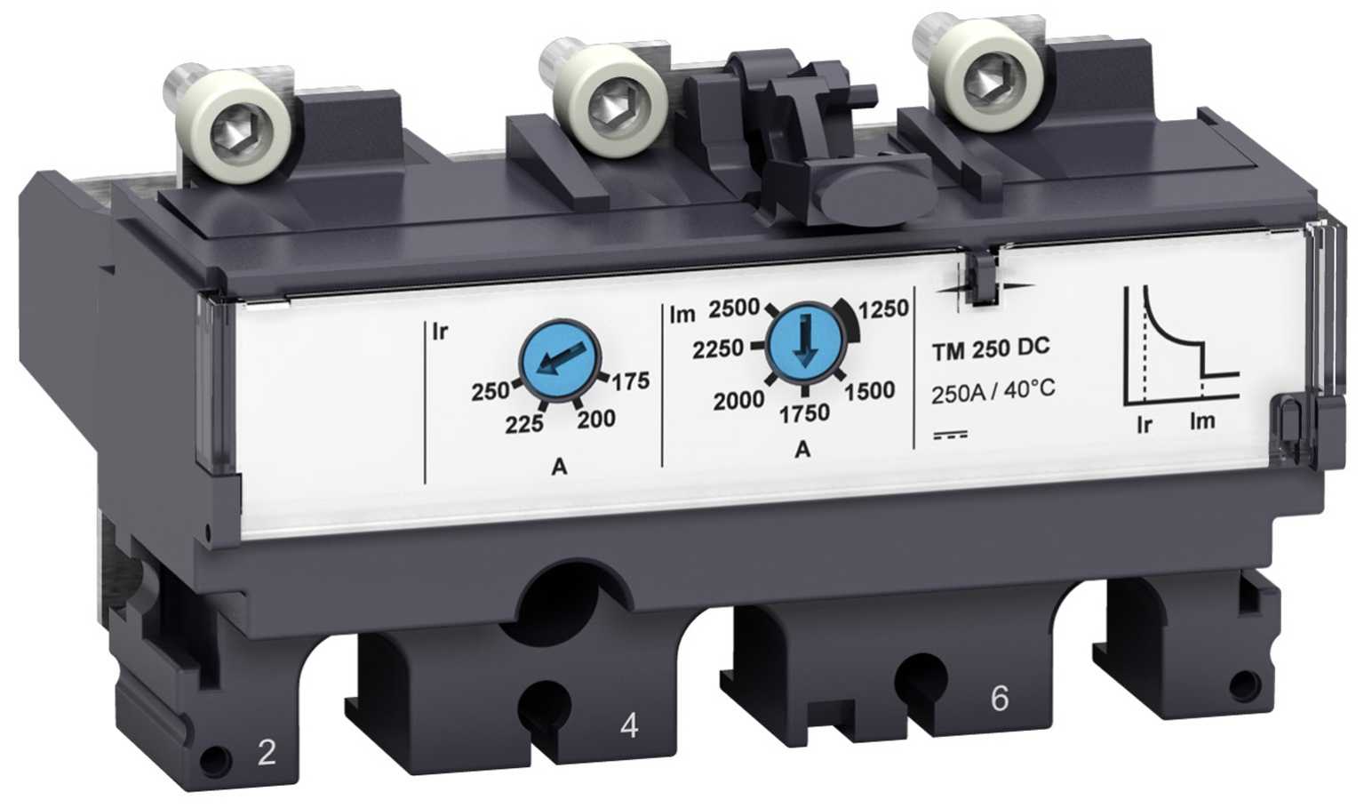 Schneider Electric - LV438028 TM100DC 3P vern for NSX DC