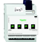 Schneider Electric - KNX binærutgang REG-K/4x230/16 med manuell modus, lys grå