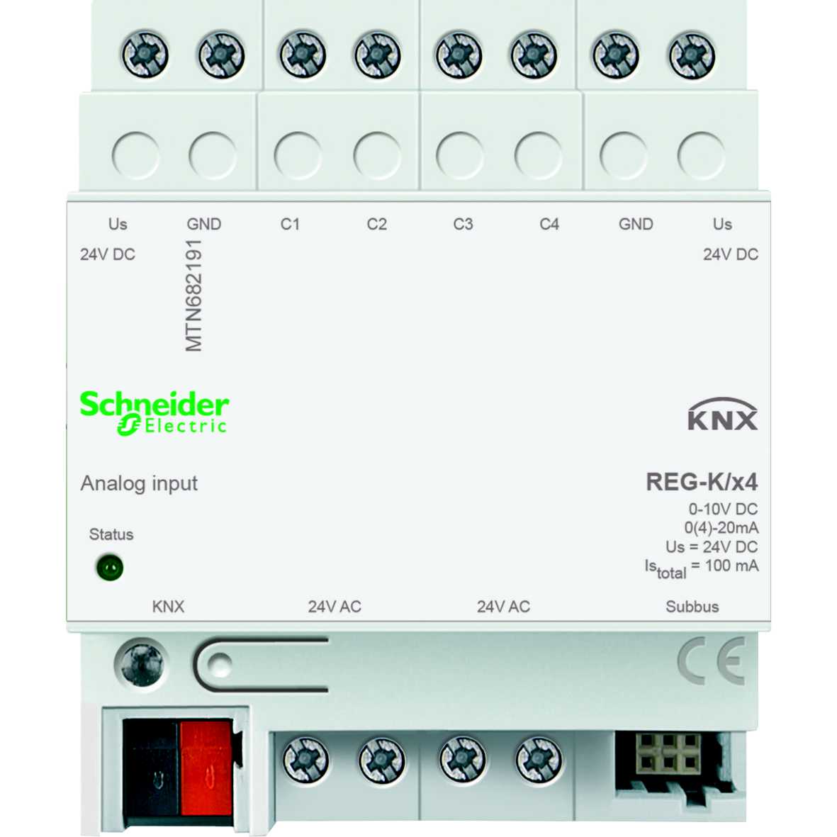 Schneider Electric - MTN682191 KNX analoginng 4 K DIN