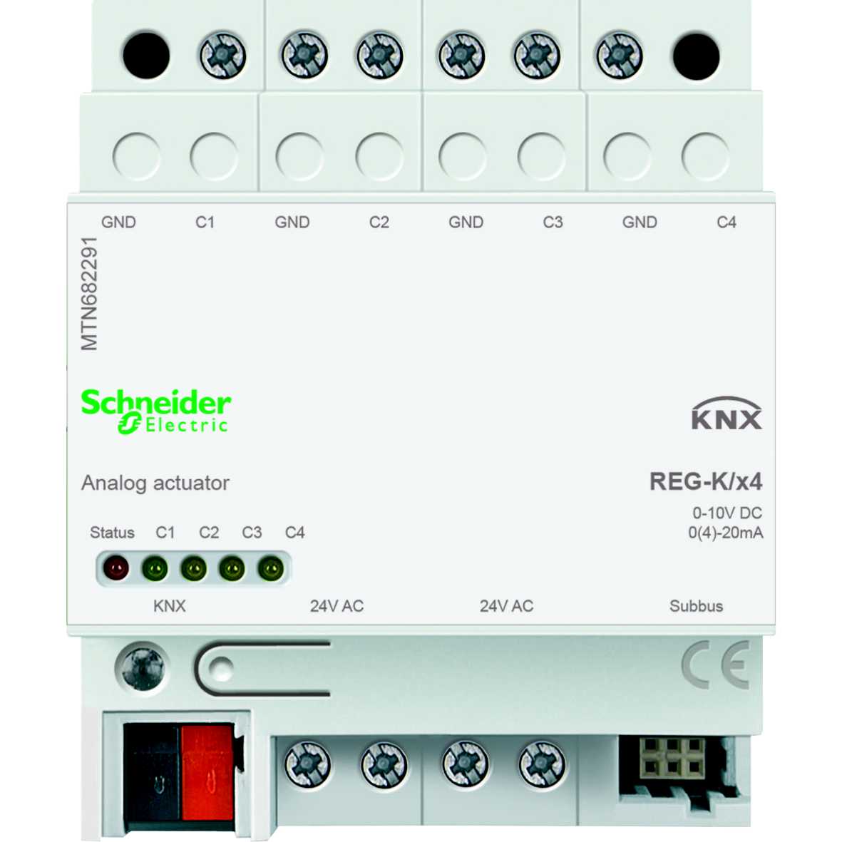 Schneider Electric - MTN682291 KNX analogutg 4 K DIN