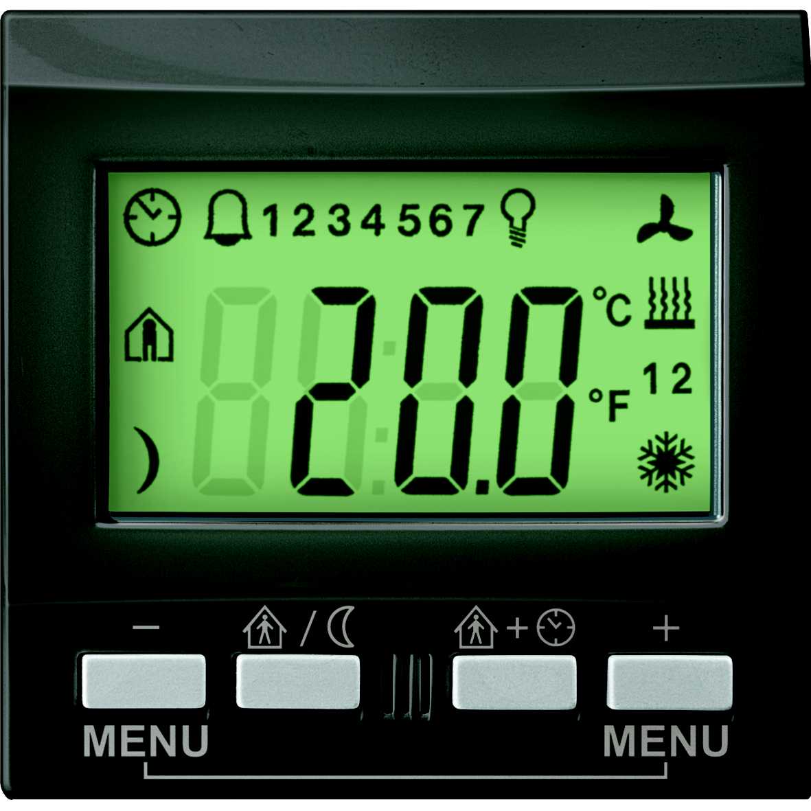 Schneider Electric - MGU3.534.12 KNX-Opt. Romregulator grå