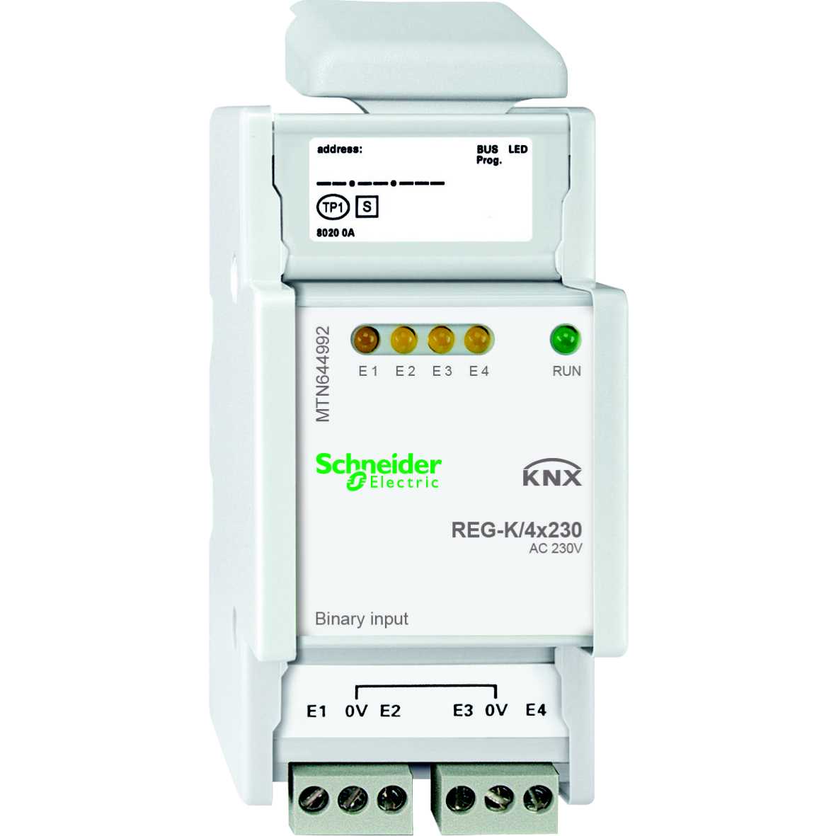 Schneider Electric - MTN644992 KNX binærinngang 4X230 DIN