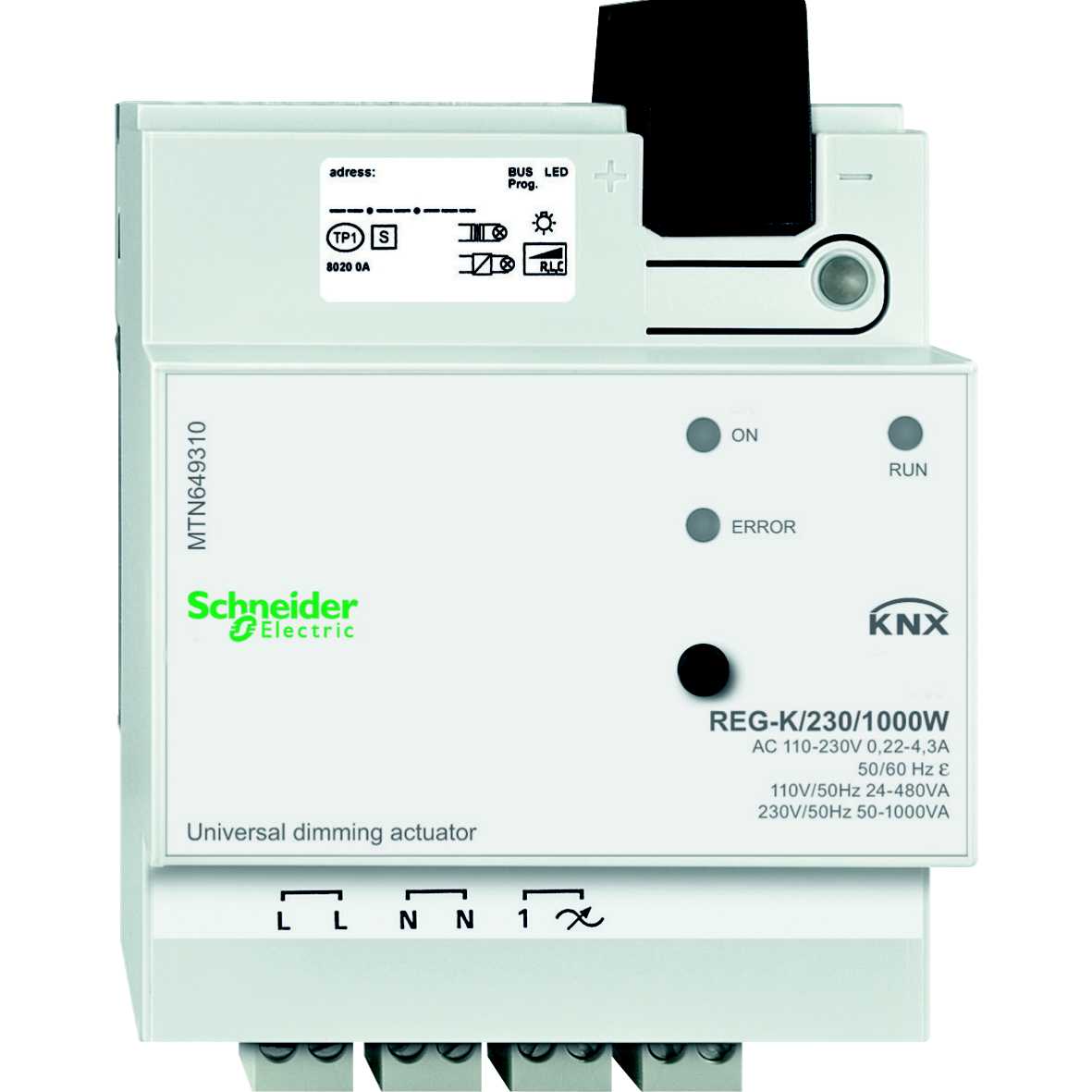 Schneider Electric - MTN649310 KNX uni dimmer 1X230/1000 DIN