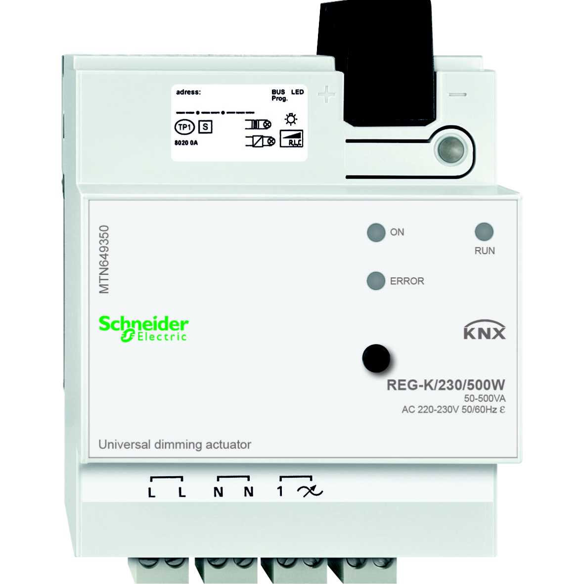 Schneider Electric - MTN649350 KNX uni dimmer 1X230/500 DIN