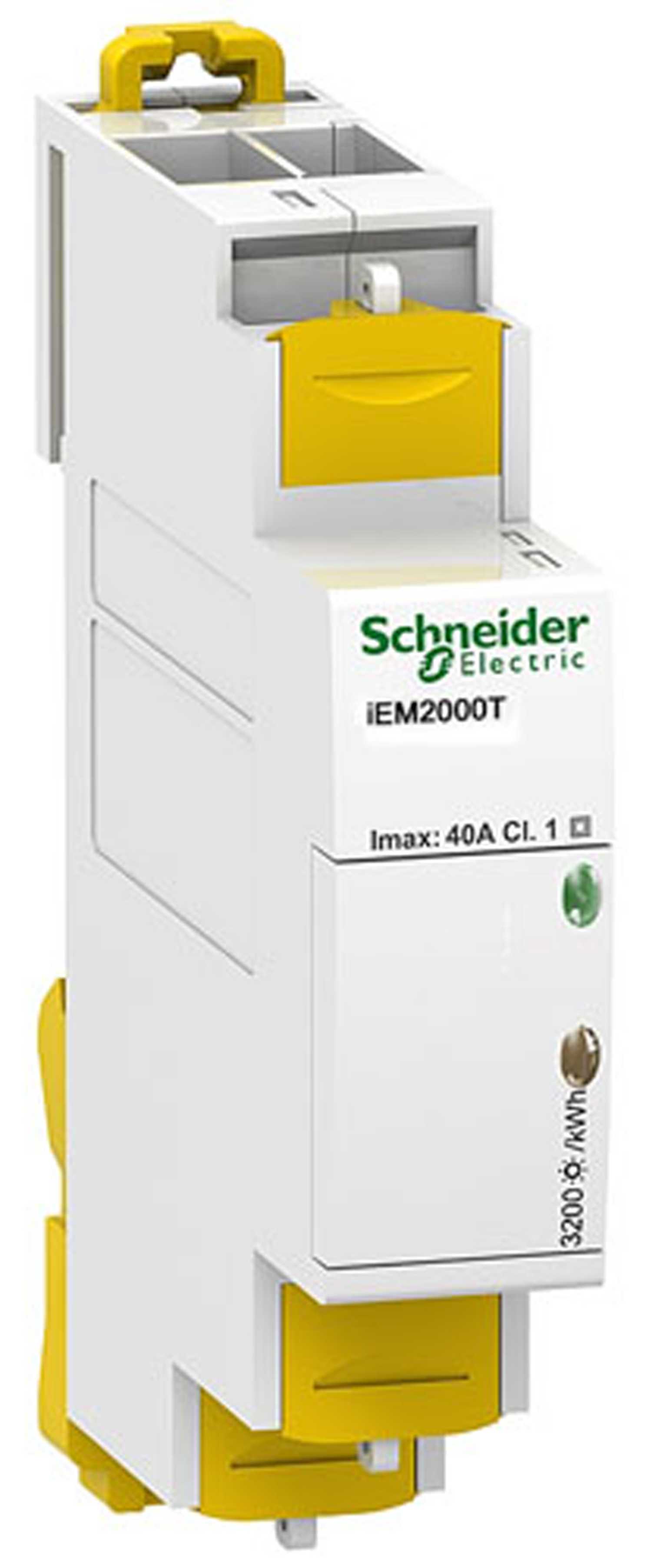 Schneider Electric - A9MEM2000T kWh  mÕler u/telleverk 40A 1f  puls utg