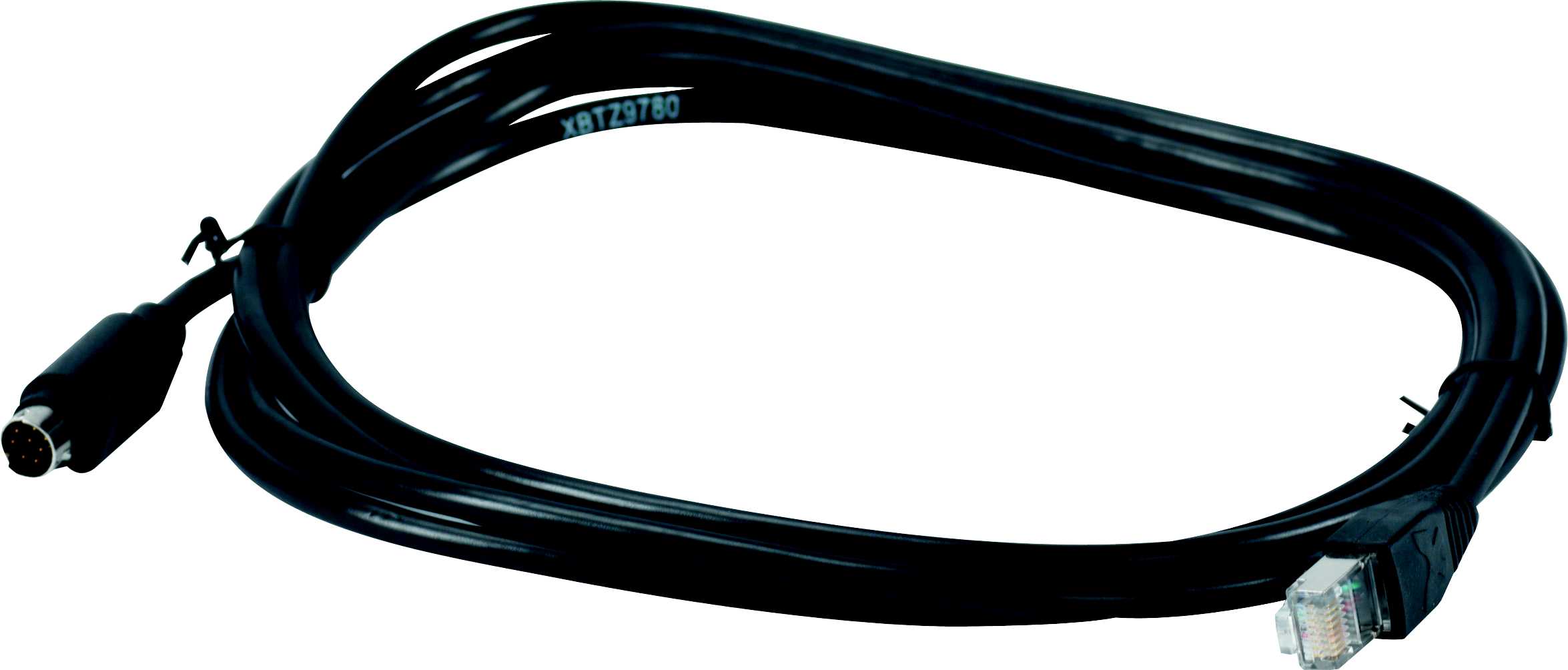 Schneider Electric - XBTZ9780 Kabel RJ45-miniDIN, 2,5m