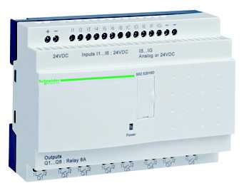Schneider Electric - SR2E201B Zelio 12/8 I/O relé u/dsp m/ur