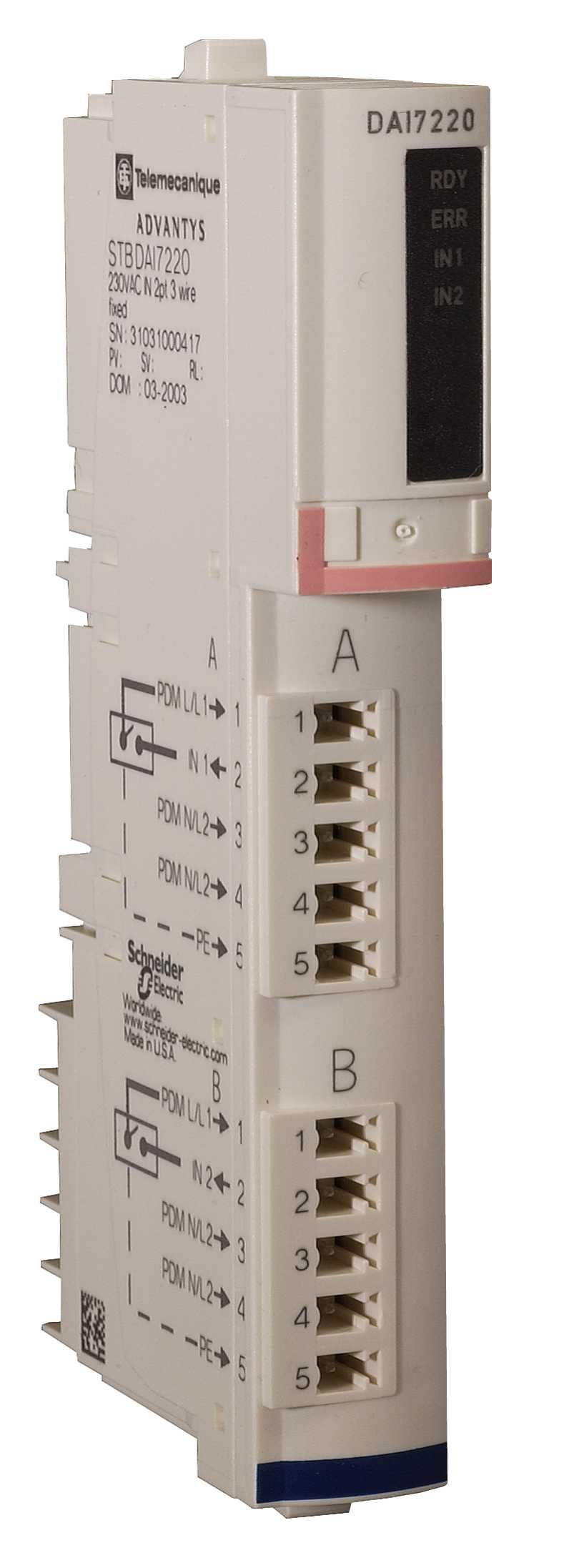 Schneider Electric - STBDAI7220K STB kit 2 inn 230VAC