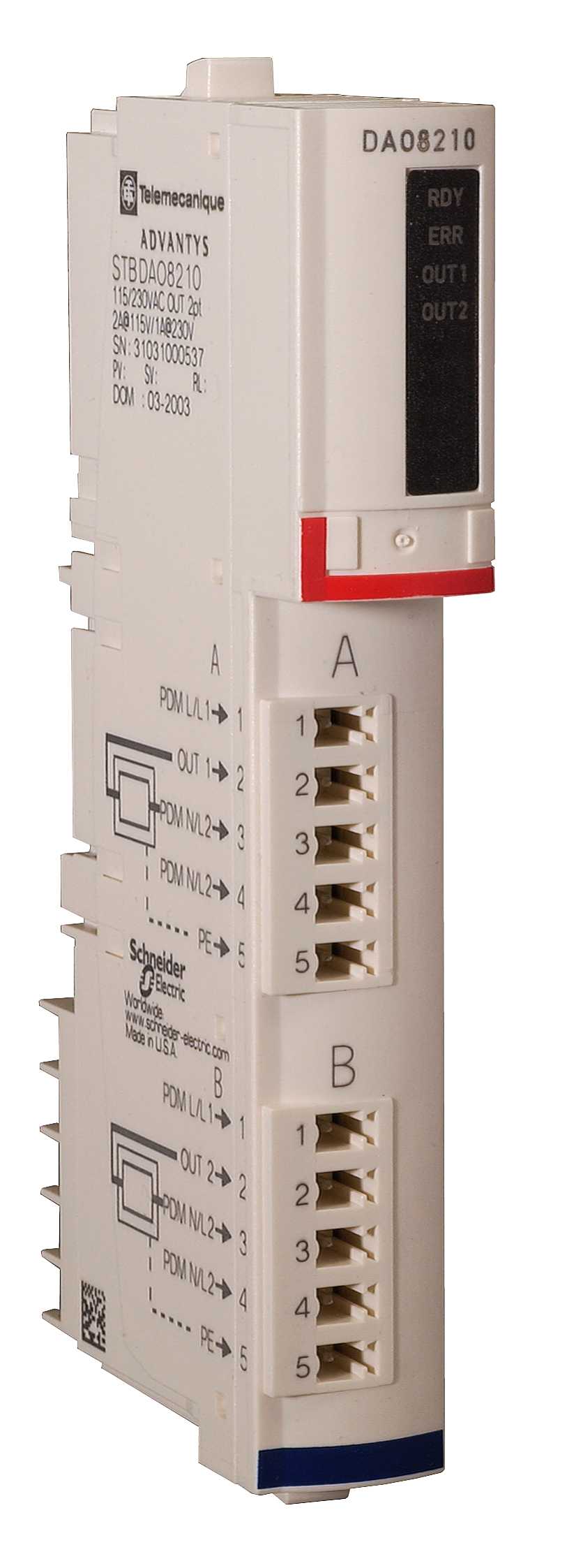 Schneider Electric - STBDAO8210K STB kit 2 ut 115-230VAC triac