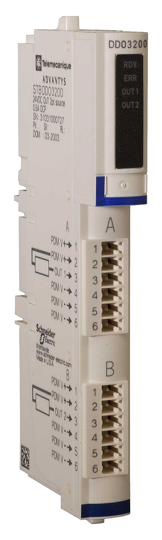 Schneider Electric - STBDDO3200K STB kit 2 ut 24VDC, 0,5A besk