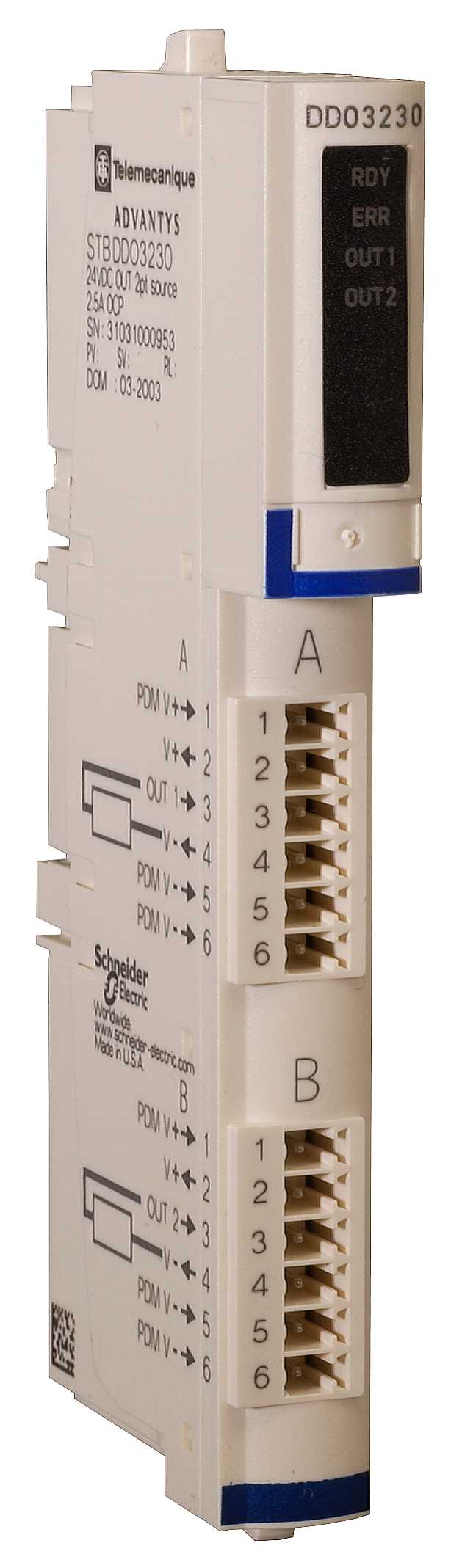 Schneider Electric - STBDDO3230K STB kit 2 ut 24VDC, 2,5A besk