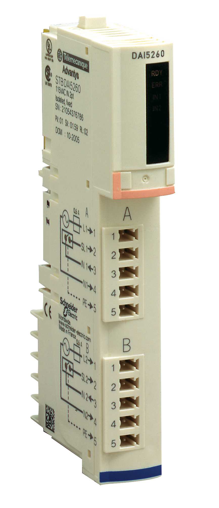Schneider Electric - STBDAI5260K STB kit 2 inn 115VAC, isolert