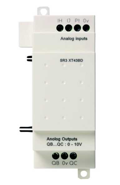 Schneider Electric - SR3XT43BD Zelio utv. 2/2 I/O analoge