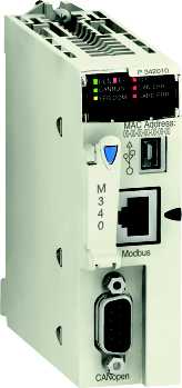 Schneider Electric - BMXP3420102 M340 CPU 4R,1024D,256A,MB,CANo