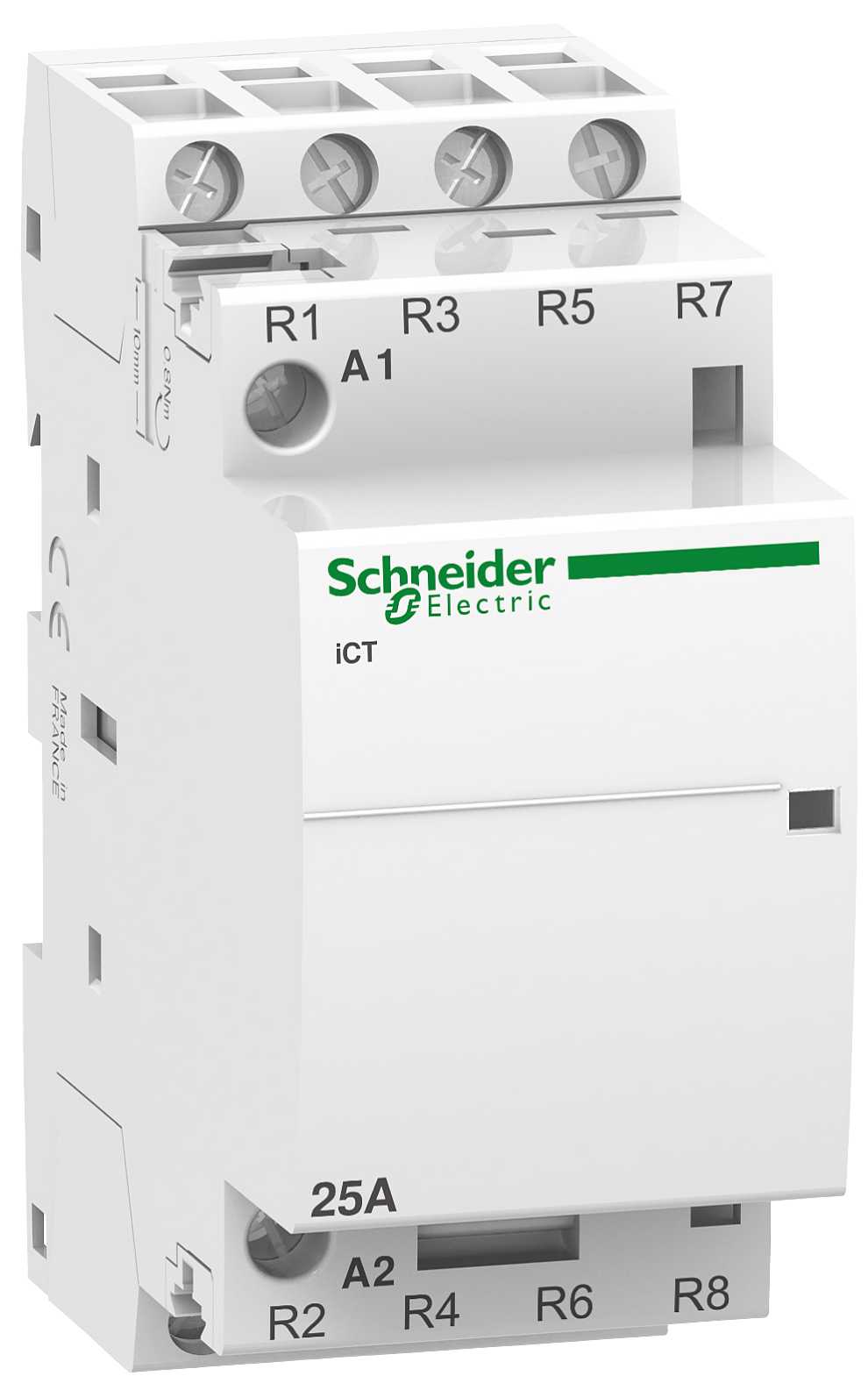 Schneider Electric - iCT - Modulær kontaktor - 25A - 4NC - 220...240 V 50Hz