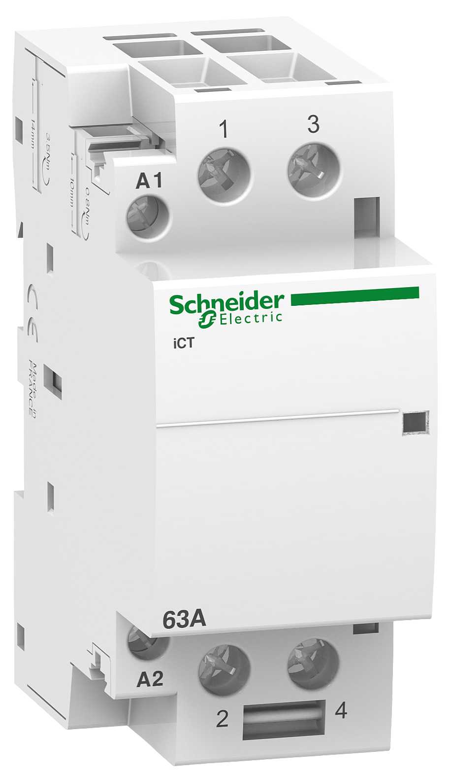 Schneider Electric - A9C20162 Kont. iCT63A 2NO  24/VAC
