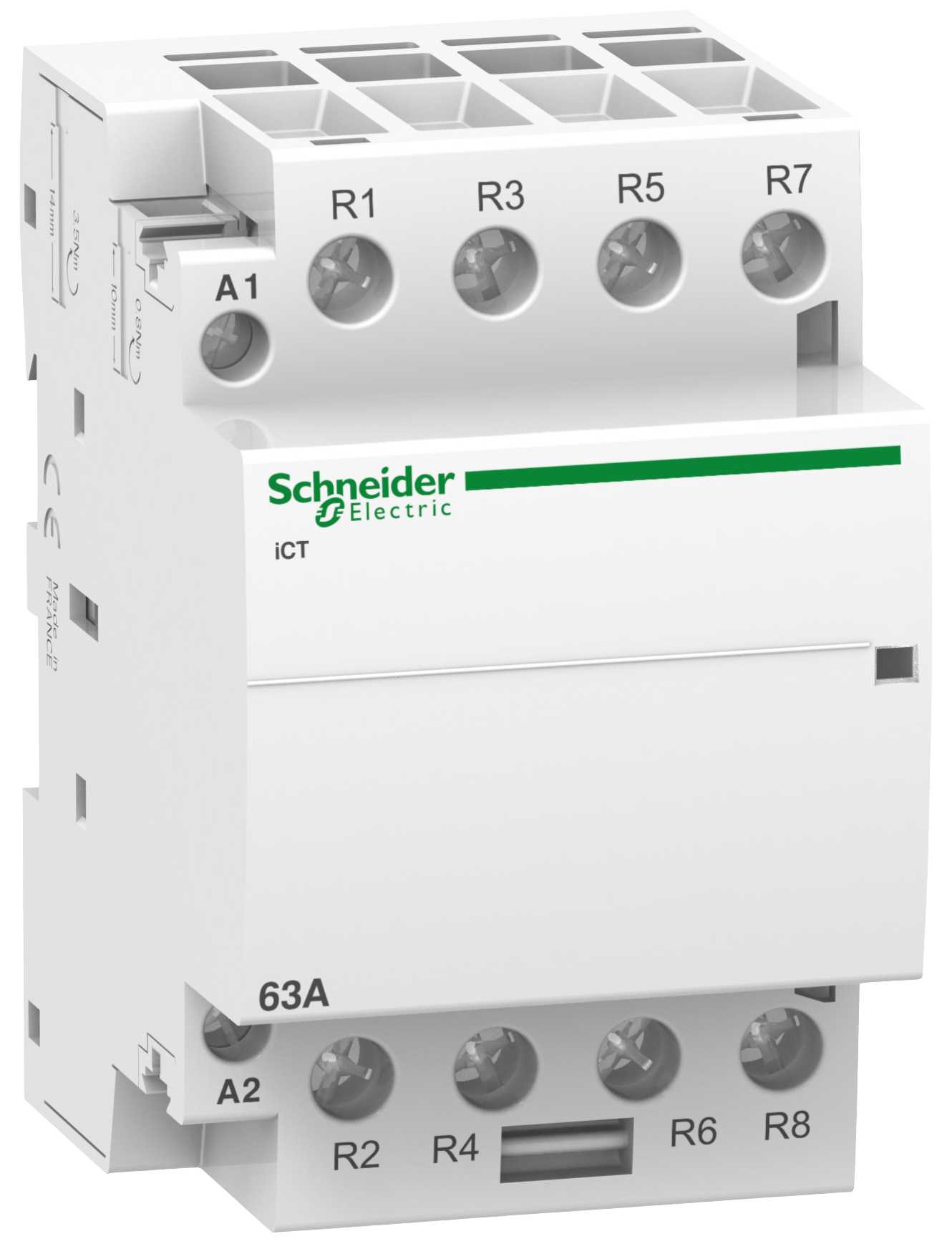 Schneider Electric - A9C20167 Kont. iCT63A  4NC 24/VAC