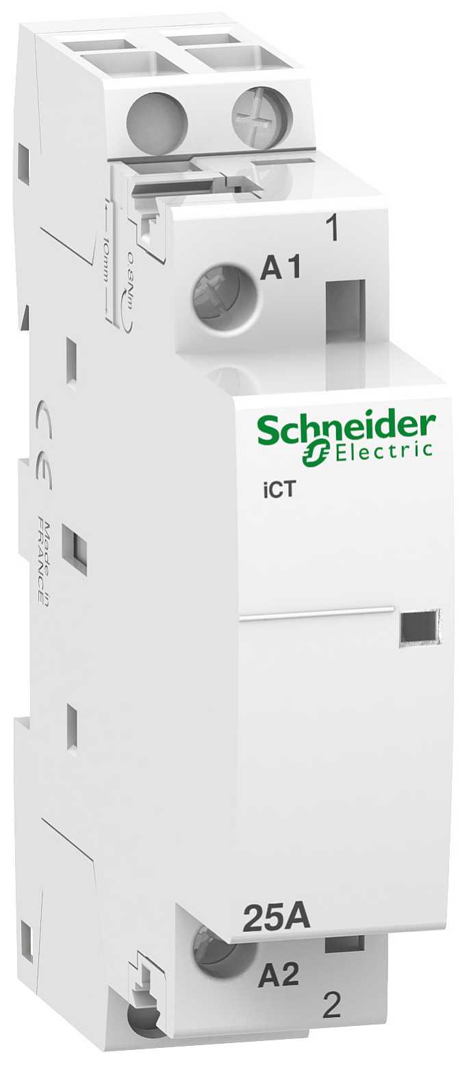 Schneider Electric - iCT - Modulær kontaktor - 25A - 1NO - 230...240 V 50Hz