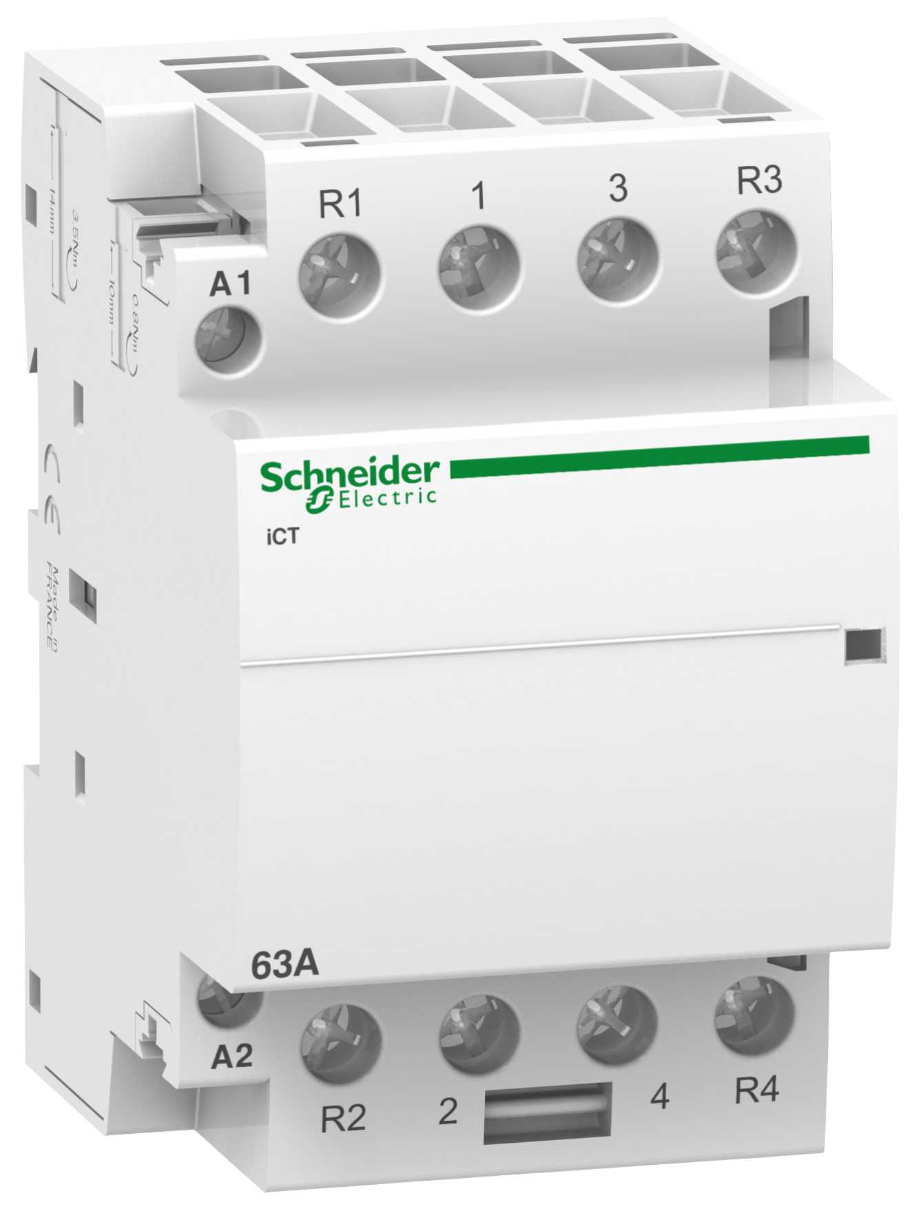Schneider Electric - A9C20868 Kont. iCT63A 2NO2NC 230VAC