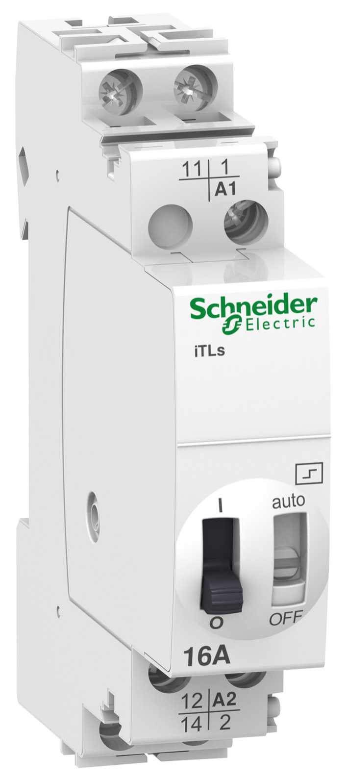 Schneider Electric - iTLs - impulsrelé - 1P - 1NO - 16 A - spole 110 V DC - 230...240 V AC 50/60 Hz