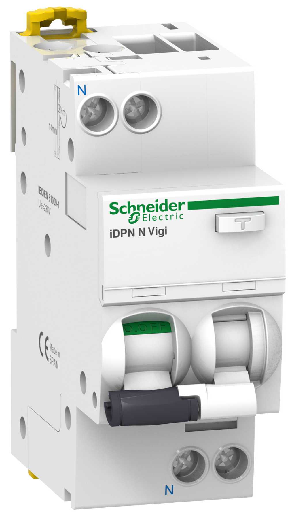 Schneider Electric - Jordfeilautomat iDPN N Vigi - 1P + N - 10A - 300mA A-klasse