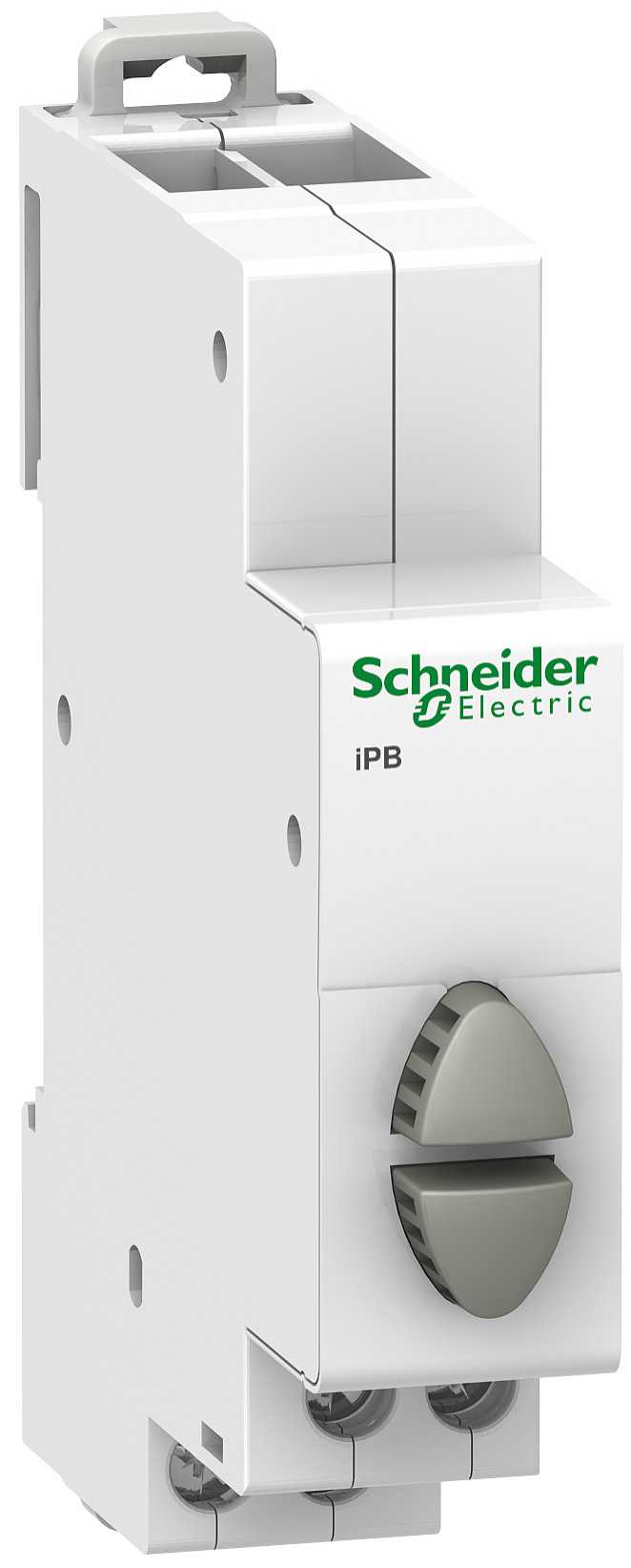 Schneider Electric - A9E18035 Trykkn. iPB 1NO-1NO Dobbel  grå/grå