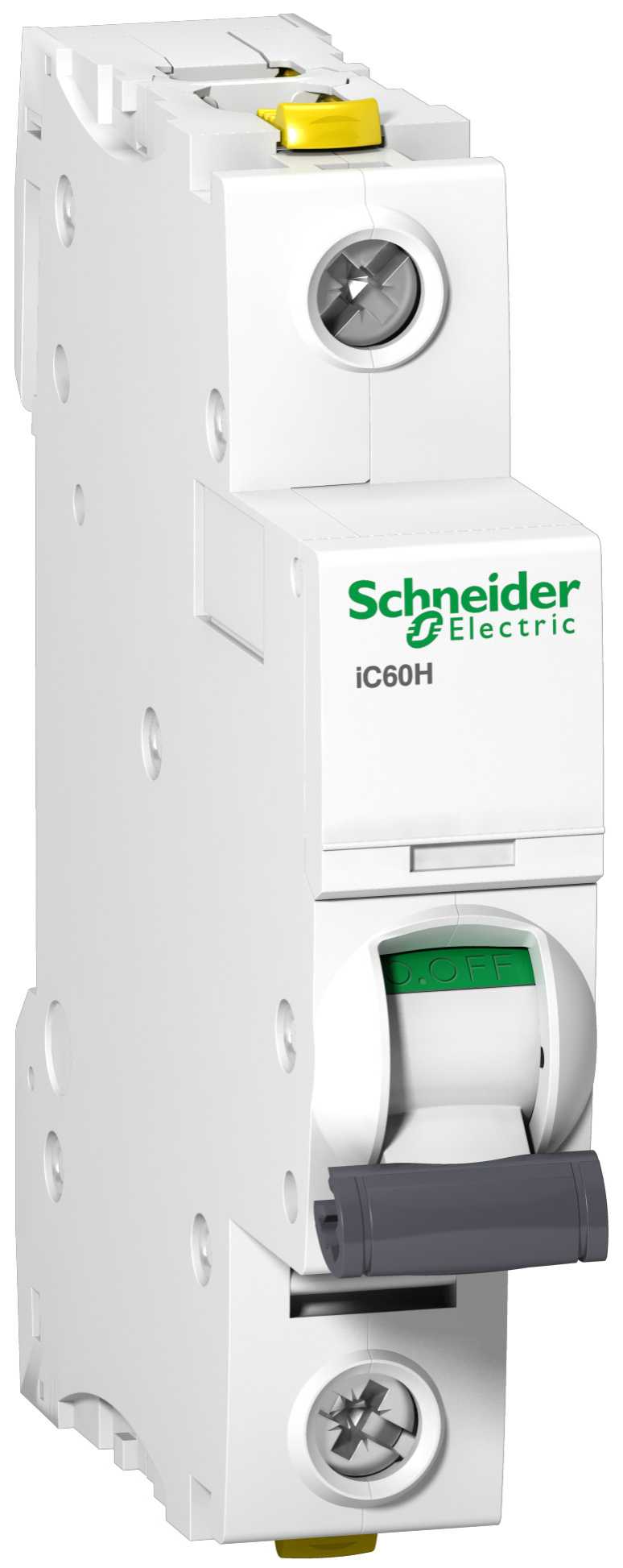 Schneider Electric - iC60H - Automatsikring - 1P - 6A - C-kurve - I2=1,45