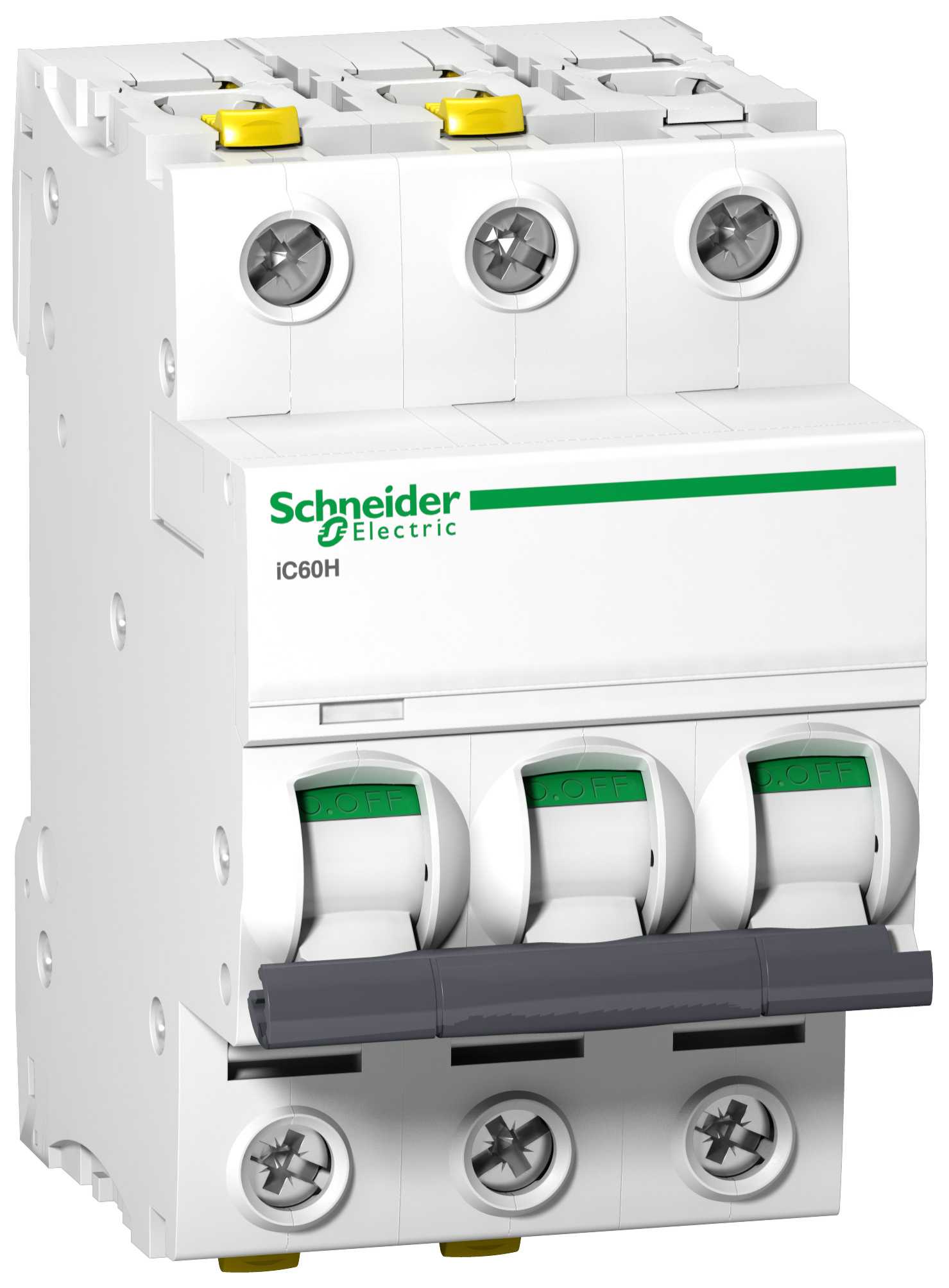 Schneider Electric - iC60H - Automatsikring - 3P - 16A - C-kurve - I2=1,45
