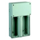 Schneider Electric - PratiKa modulær basis - 2 uttak med samleboks - 220x360